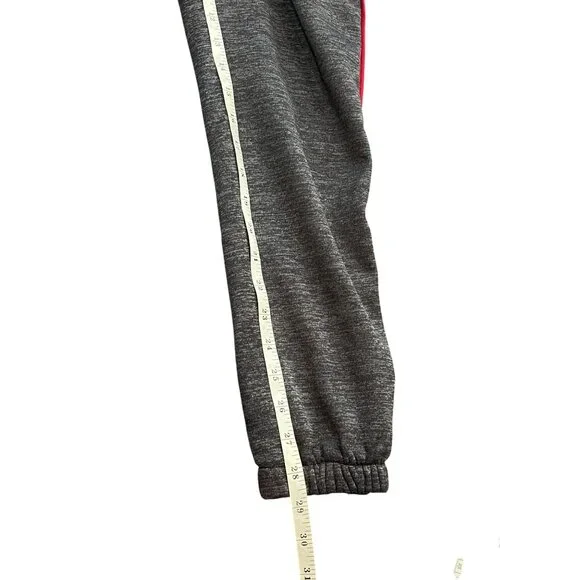 Iowa State Cyclones Mens Jogger Sweatpants Small By Colosseum Gray & Red Polyest - Picture 9 of 12